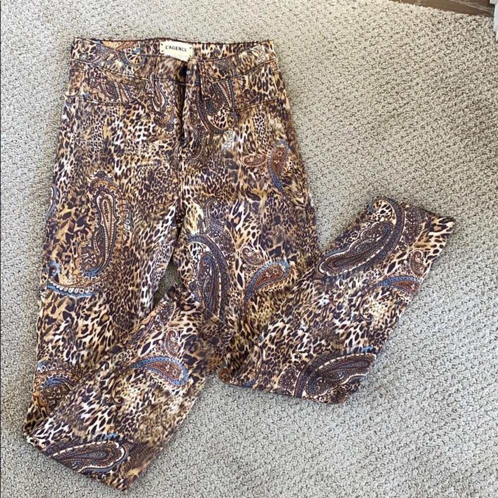 Cheetah pattern pants